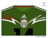 Camiseta del mundial de fútbol 2014 de México