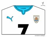 Camiseta del mundial de fútbol 2014 de Uruguay