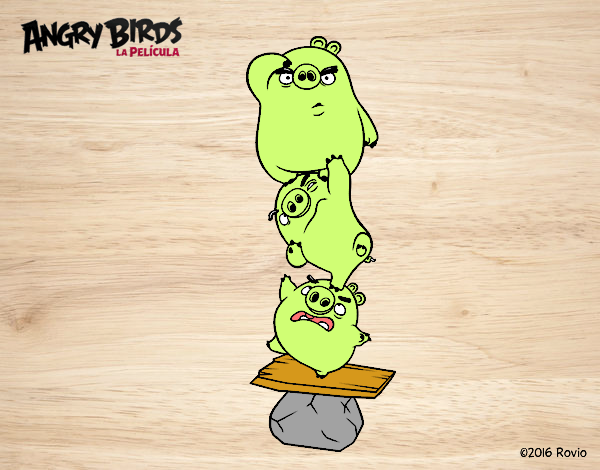 Cerdos verdes de Angry Birds