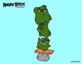 Cerdos verdes de Angry Birds