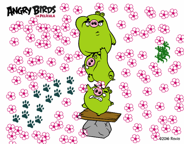 Cerdos verdes de Angry Birds