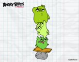 Cerdos verdes de Angry Birds