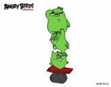 Cerdos verdes de Angry Birds