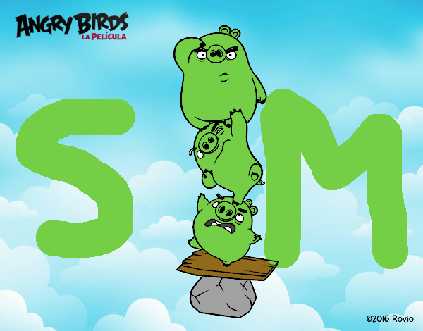 Cerdos verdes de Angry Birds