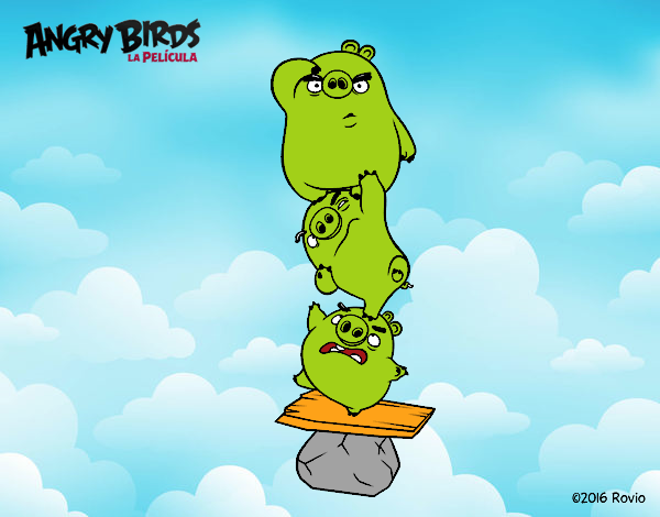 Cerdos verdes de Angry Birds