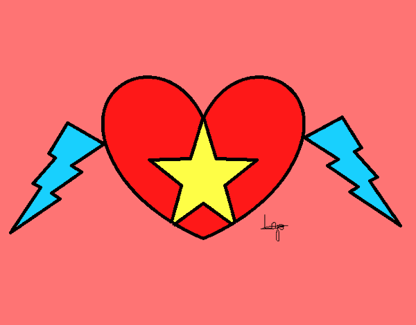 Corazón estrella