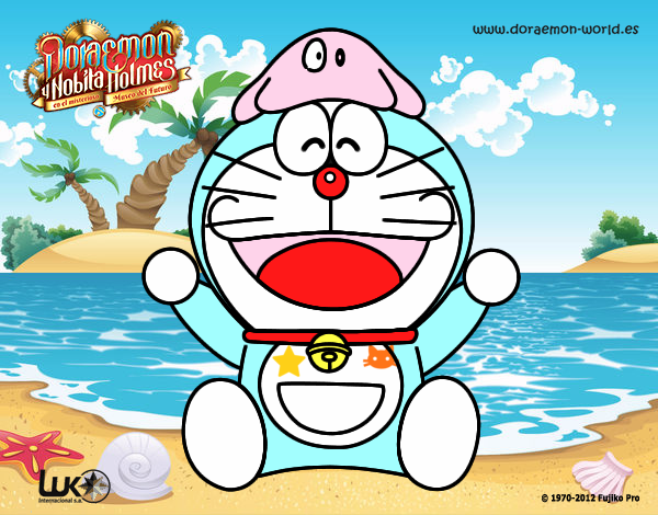 Doraemon feliz