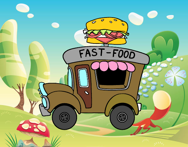 Food truck de hamburguesas