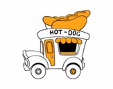 Food truck de perritos calientes