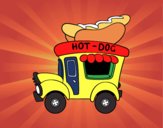 Food truck de perritos calientes