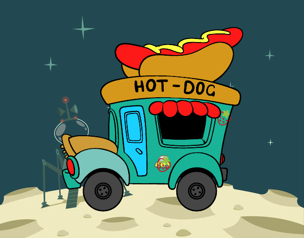 Food truck de perritos calientes