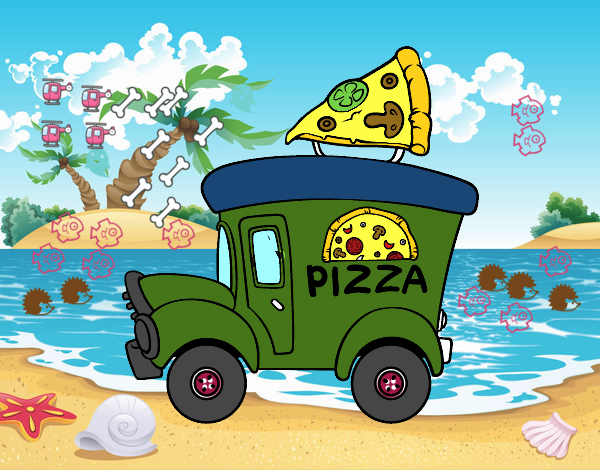 Food truck de pizza