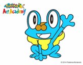 Froakie saludando