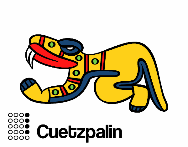 Los días aztecas: el lagarto Cuetzpalin