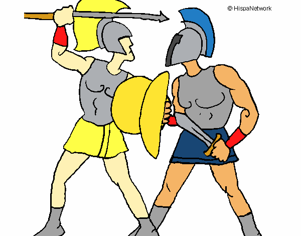 Lucha de gladiadores