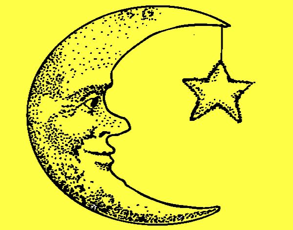 Luna y estrella