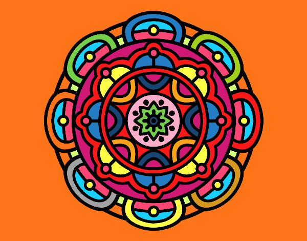 Mandala para la relajación mental