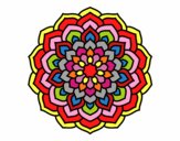 Dibujo Mandala pétalos de flor pintado por marga2016