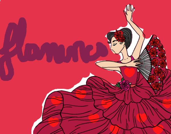 Mujer flamenca