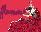 Mujer flamenca