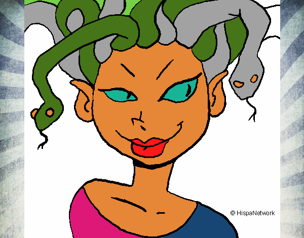 Mujer medusa