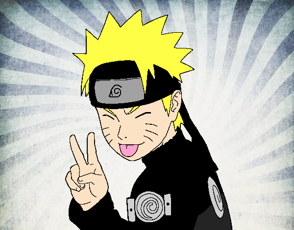 Naruto sacando lengua