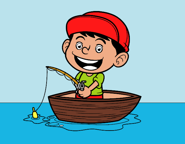 Niño pescando