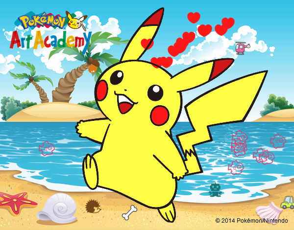 Pikachu en Pokémon Art Academy