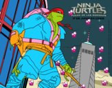 Dibujo Raphael de Ninja Turtles pintado por valeruca