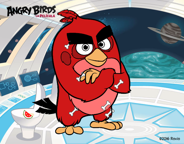 Dibujo Red de Angry Birds pintado por lokiphanto