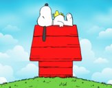 Snoopy durmiendo