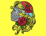 Dibujo Tatuaje de Catrina pintado por ambarmaipi