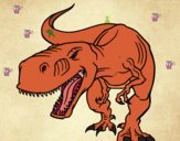 Dibujo Tiranosaurio Rex enfadado pintado por Rudo