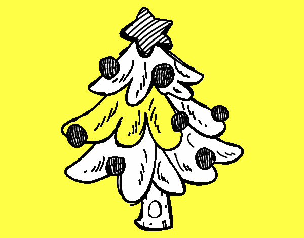 Un árbol Navidad