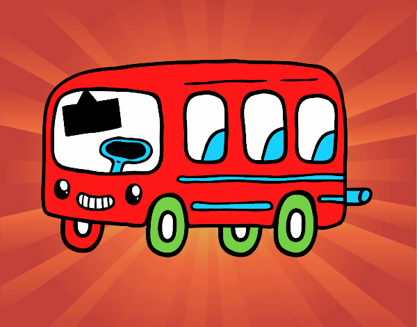 Dibujo Un autobús escolar pintado por martina50