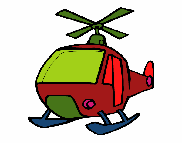 Dibujo Un Helicóptero pintado por Kasmary