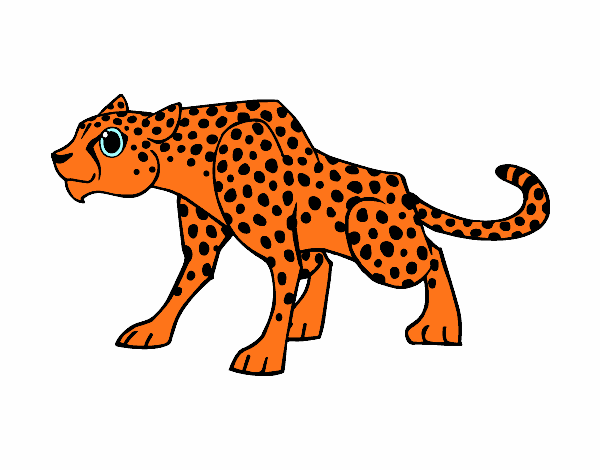 Dibujo Un leopardo pintado por Yoloneitor