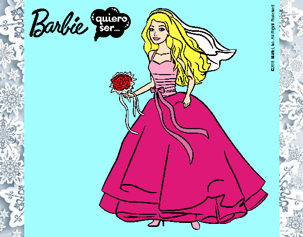 Barbie vestida de novia