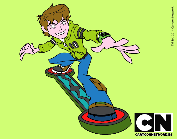 Ben 10 skateboard