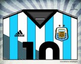 Camiseta del mundial de fútbol 2014 de Argentina