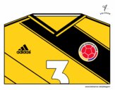 Camiseta del mundial de fútbol 2014 de Colombia