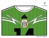 Camiseta del mundial de fútbol 2014 de México