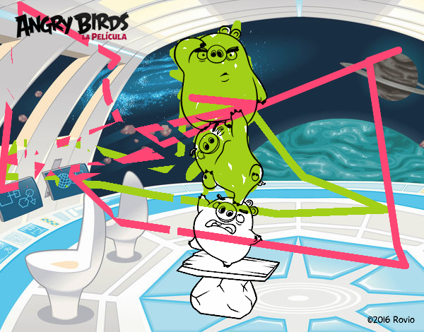 Cerdos verdes de Angry Birds