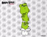 Cerdos verdes de Angry Birds