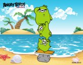 Cerdos verdes de Angry Birds