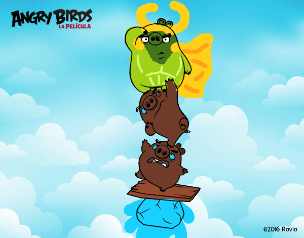 Cerdos verdes de Angry Birds