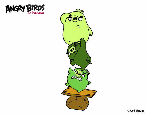 Cerdos verdes de Angry Birds