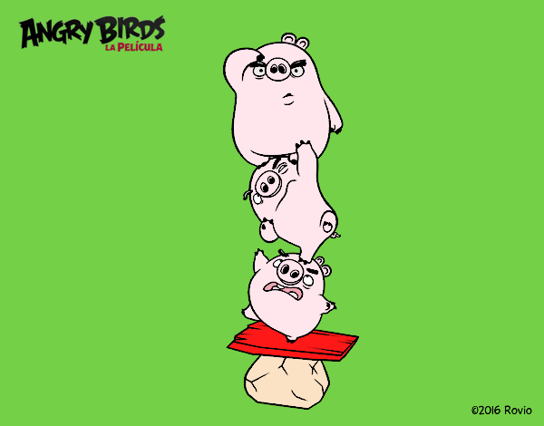 Cerdos verdes de Angry Birds