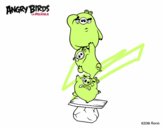 Cerdos verdes de Angry Birds