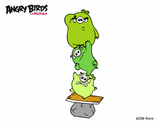 Cerdos verdes de Angry Birds